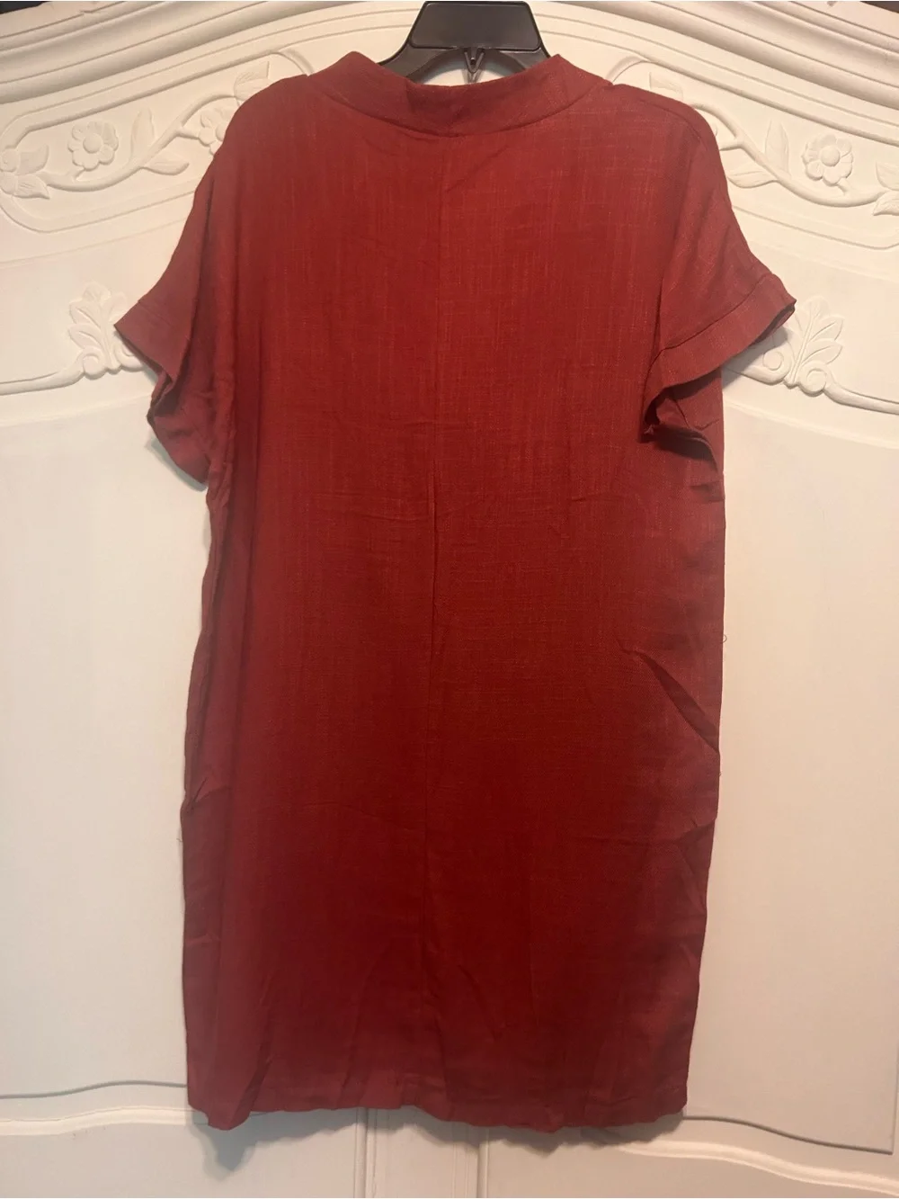 NWT Umgee Rust V-Neck Tunic - Picture 2 of 4